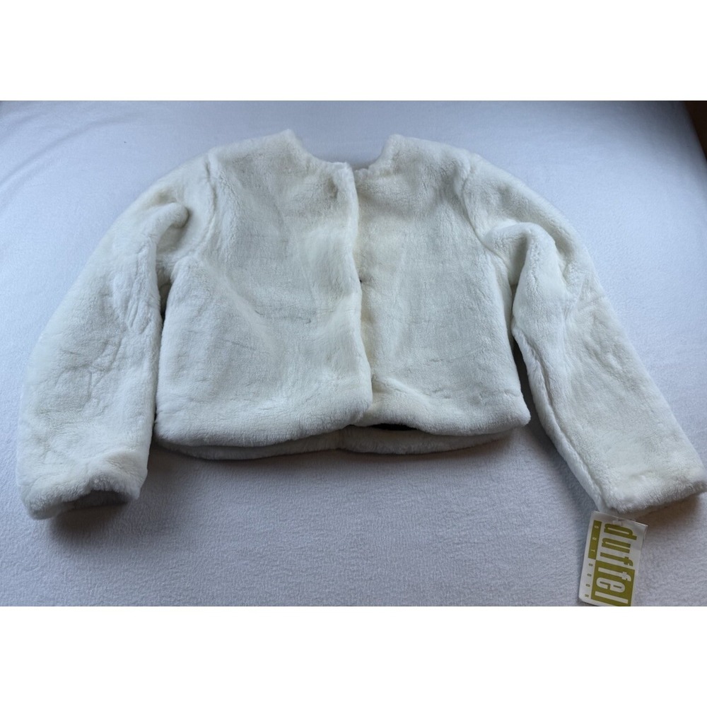 Vintage Duffel Outdoor Canada Plush Faux Fur Jacket Size S NWT Mobwife